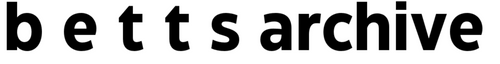 b e t t s archive logo